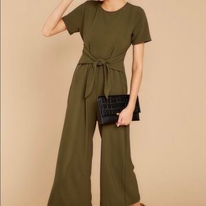 Olive Pant Suit - Never Worn